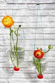 Mi Casa Plastic Bottle Hanging Vase